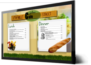 restaurant signage